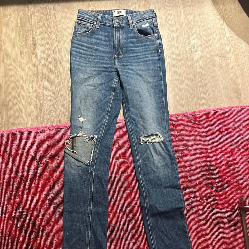 Paige distressed denim